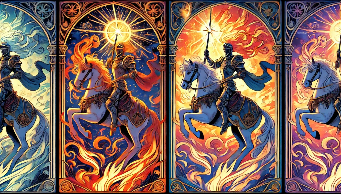 Knight of Wands in Yes or No Readings