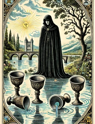 How the 5 of Cups Influences Yes or No Tarot Questions